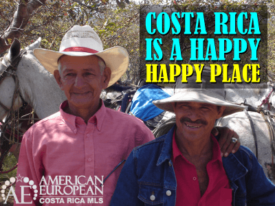 Costa Rica is a happy, happy place