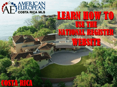 Costa Rica National Register