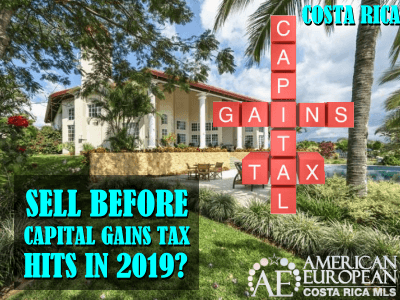 Sell your property before the Capital Gains tax hits?