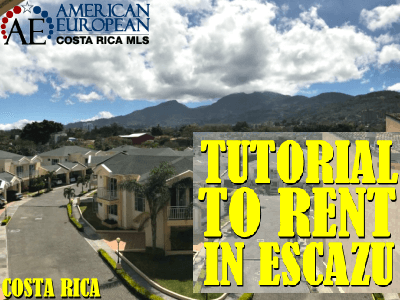 Tutorial to rent in Escazu