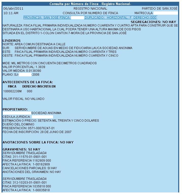 Sample of Costa Rica National Register title check Role of the Real Estate Agent during the Real Estate Purchase Process