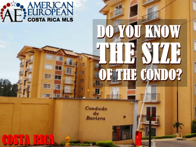 Do you know the size of the Costa Rica condo you are buying?